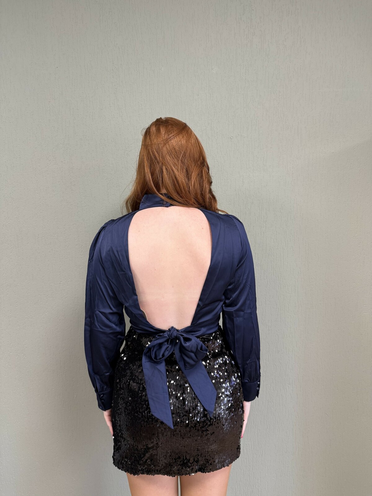 Noé glitter rok zwart