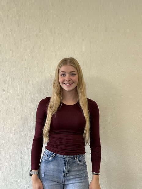 Chlo&eacute; top long Bordeaux