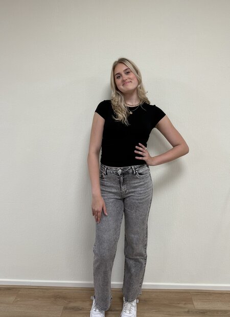 Jill wide leg Jeans grey