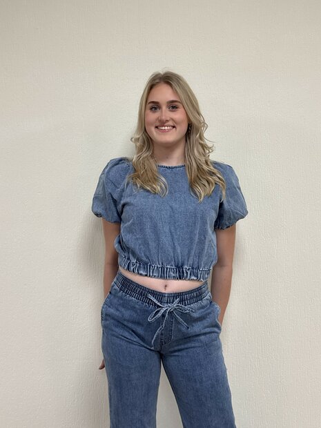 Beau denim top