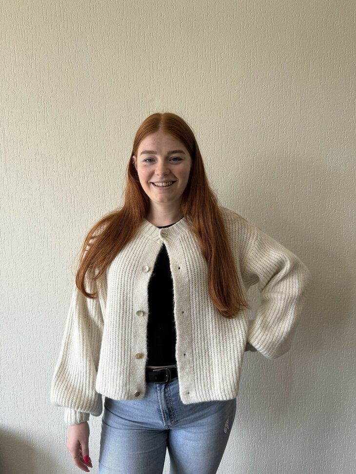 Lizzy cardigan Creme