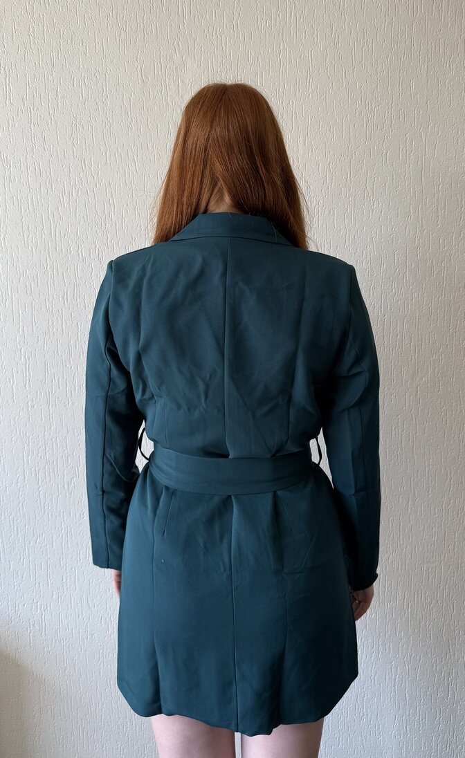 Liv blazer dress petrol Green