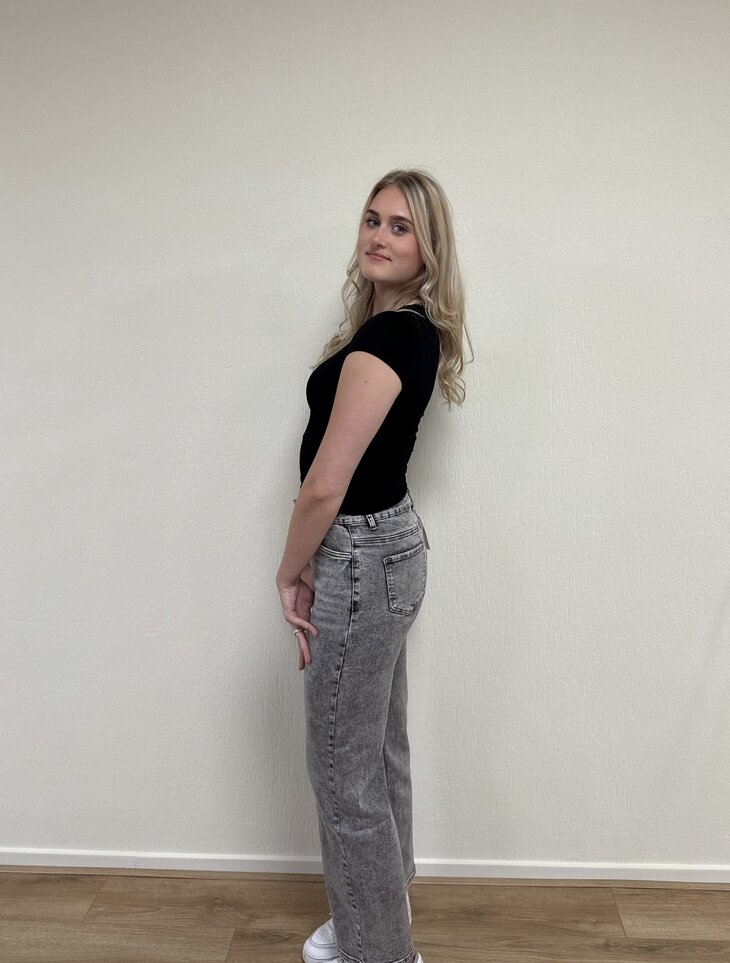 Jill wide leg Jeans grey