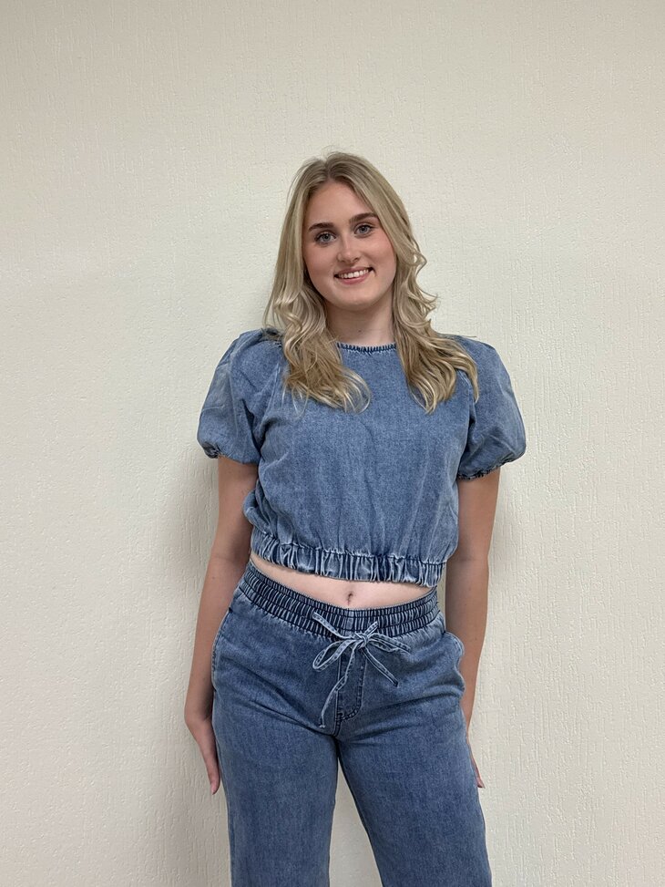 Beau denim top