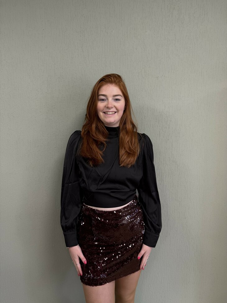 No&eacute; glitter rok bordeaux